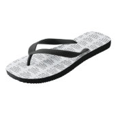 Proverbs 24:16 Bijbel Bijbelscripts Witte Unisex Teenslippers (Schuin)