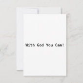 Proverbs 24:16 KJV Bijbelscriptgroet Kaart (Achterkant)