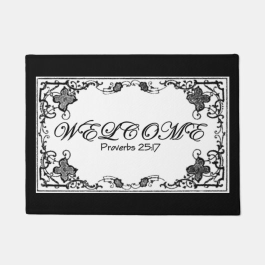 Proverbs 25:17 Welkom Mat (Voorkant)