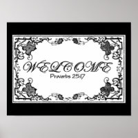 Proverbs 25:17 Welkomstafdrukken