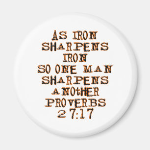Proverbs 27:17 magneet