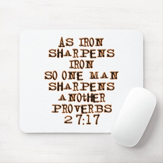 Proverbs 27:17 muismat (Met muis)