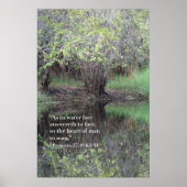 Proverbs 27:19 Afdrukken van scripts Poster (Voorkant)