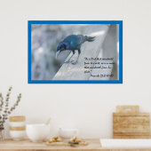 Proverbs 27:8 Poster voor scripts (Keuken)