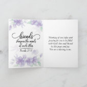 Proverbs 27:9 Sweet vriendschap verfrist de sol Kaart (Binnen)