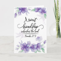 Proverbs 27:9 Sweet vriendschap verfrist de sol
