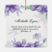 Proverbs 27:9 Sweet vriendschap verfrist de sol Keramisch Ornament (Achterkant)