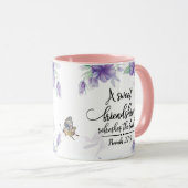 Proverbs 27:9 Sweet vriendschap verfrist de sol Mok (Voorkant rechts)