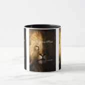 Proverbs 28:1 KJV bijbelcitaat Mok met twee tonen (Midden)