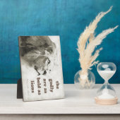 Proverbs 28:1 Vet als leeuwenplak Fotoplaat (Zijkant)