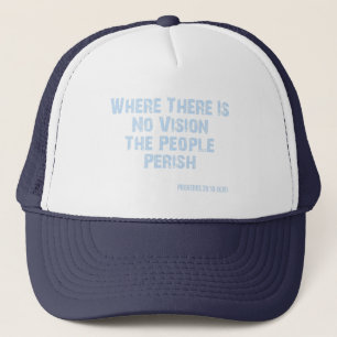 Proverbs 29:18 Bijbelverse KJV Citaat Trucker Pet