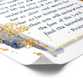 Proverbs 2:1-5 Mijn zoon, als je mijn woorden ontv Poster (Hoek)