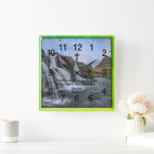 Proverbs 2:7: Christelijk trouw gebed Vierkante Klok (Huis)