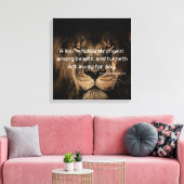 Proverbs 30:30 Bijbelse lion Canvas Art (Insitu (Woonkamer))