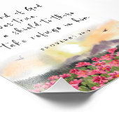 Proverbs 30:5 Christelijke Bijbelversie Foto Afdruk (Hoek)