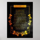 Proverbs 30:7-9 Bijbelversie Poster (Voorkant)