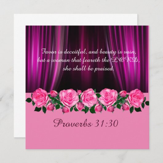 Proverbs 31 (Voorkant / Achterkant)