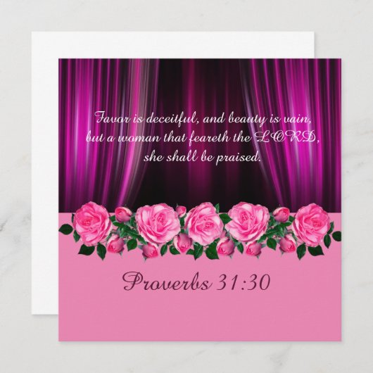 Proverbs 31 (Voorkant / Achterkant)