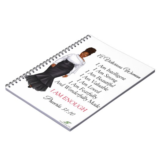 Proverbs 31:10 notitieboek (Linkerzijde)