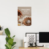 Proverbs 31:25 Empowered Woman Gift for Her Poster (Thuiskantoor)