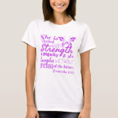 Proverbs 31:25 (GEWELDIG) T-shirt (Voorkant)