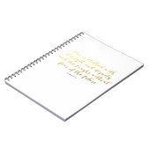Proverbs 31:25-laptop - Gold Faux-foliescript Notitieboek (Linkerzijde)