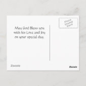 Proverbs 31:25, Moederdag, White Daisy Custom Briefkaart (Achterkant)