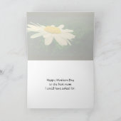 Proverbs 31:25, Moederdag, White Daisy Custom Kaart (Binnen)