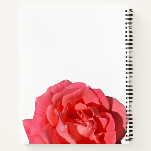 Proverbs 31:25 Red Rose Christian Custom Devotion Notitieboek (Achterkant)