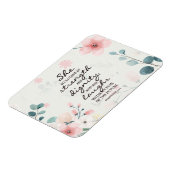 Proverbs 31:25 She is clothed with strength Magneet (Linkerzijde)