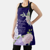 Proverbs 31:25 Strength and Honour Blue Schort (Insitu)