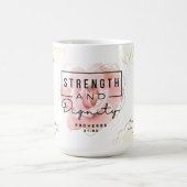 Proverbs 31:25 Strength & Dignity Ceramic Mug Koffiemok (Center)