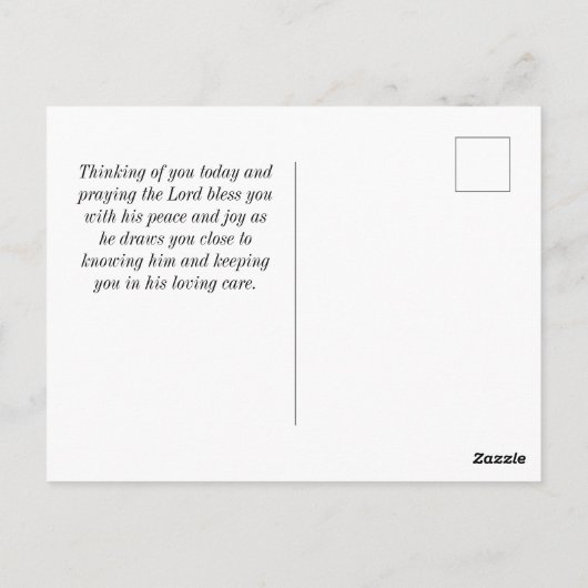 Proverbs 31:25 Ze is in sterkte gedicht Briefkaart (Achterkant)