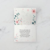 Proverbs 31:25 Ze is in sterkte gedicht Kaart (Binnen)