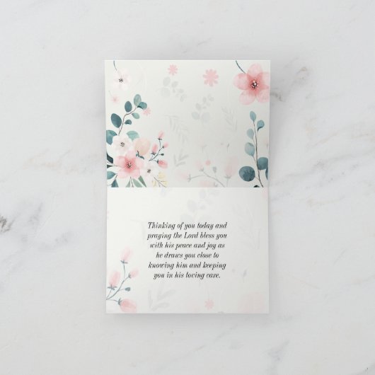 Proverbs 31:25 Ze is in sterkte gedicht Kaart (Binnen)