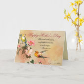 Proverbs 31:26, Bijbelversie, Moederdag Kaart (Gele Bloem)