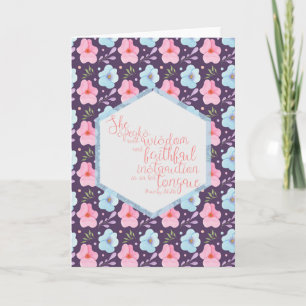 Proverbs 31:26-kaart kaart