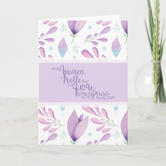 Proverbs 31:29 kaart (Voorkant)