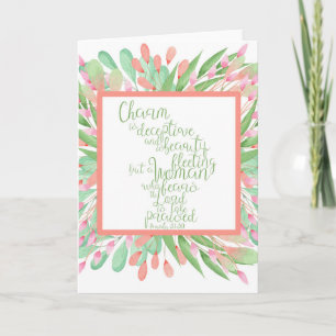 Proverbs 31:30-kaart kaart