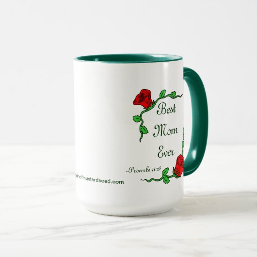 Proverbs 31 Beste Mam ooit Moederdag Mok (Voorkant rechts)