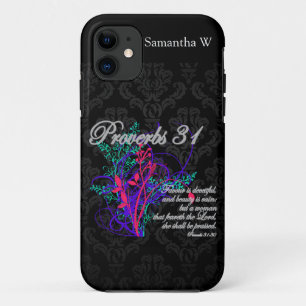 Proverbs 31 Bijbel Christelijk vrouwen Case-Mate iPhone Case