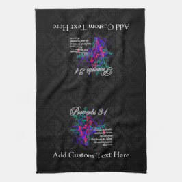 Proverbs 31 Bijbel Christelijk vrouwen Theedoek