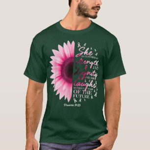 Proverbs 31 Bijbelverse Christelijke borstkanker A T-shirt