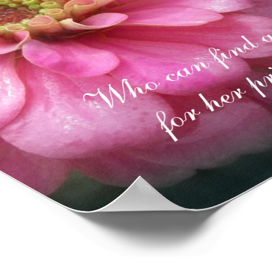 Proverbs 31 Collectie~ Pro 31:10 Poster (Hoek)