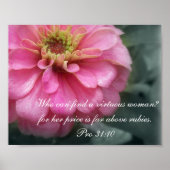 Proverbs 31 Collectie~ Pro 31:10 Poster (Voorkant)