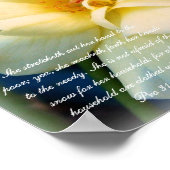 Proverbs 31 Collectie ~ Pro 31:20-21 Poster (Hoek)
