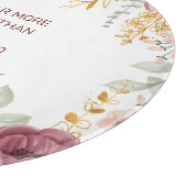 Proverbs 31 Elegant pastel pink flower  Snijplank (Hoek)