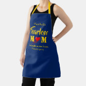 Proverbs 31 | FEARLESS MOM | Aangepast blauw Schort (Insitu)