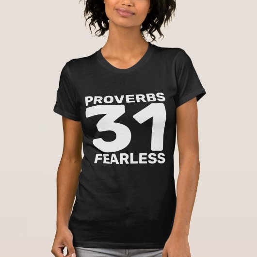 PROVERBS 31 FEARLESS T-Shirts (Voorkant)