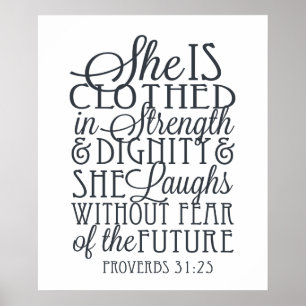 Proverbs 31 Gifts - Gedetailleerd in kracht en waa Poster